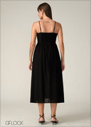 Strappy Midi Dress - 060226