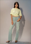 Light Wash Straight Leg Jean - Long Length - 250626