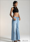 Mid Rise Baggy Jean - Short Length - 120926