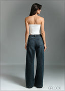 Wide Leg Jean - Short Length - 250726