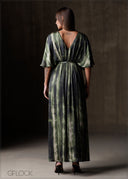 Chain Detailed Maxi Dress - 191225