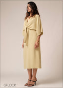 Front Knot Dress - 160726