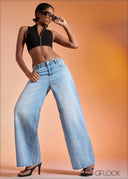 Mid Rise Baggy Jean - Long Length - 120926