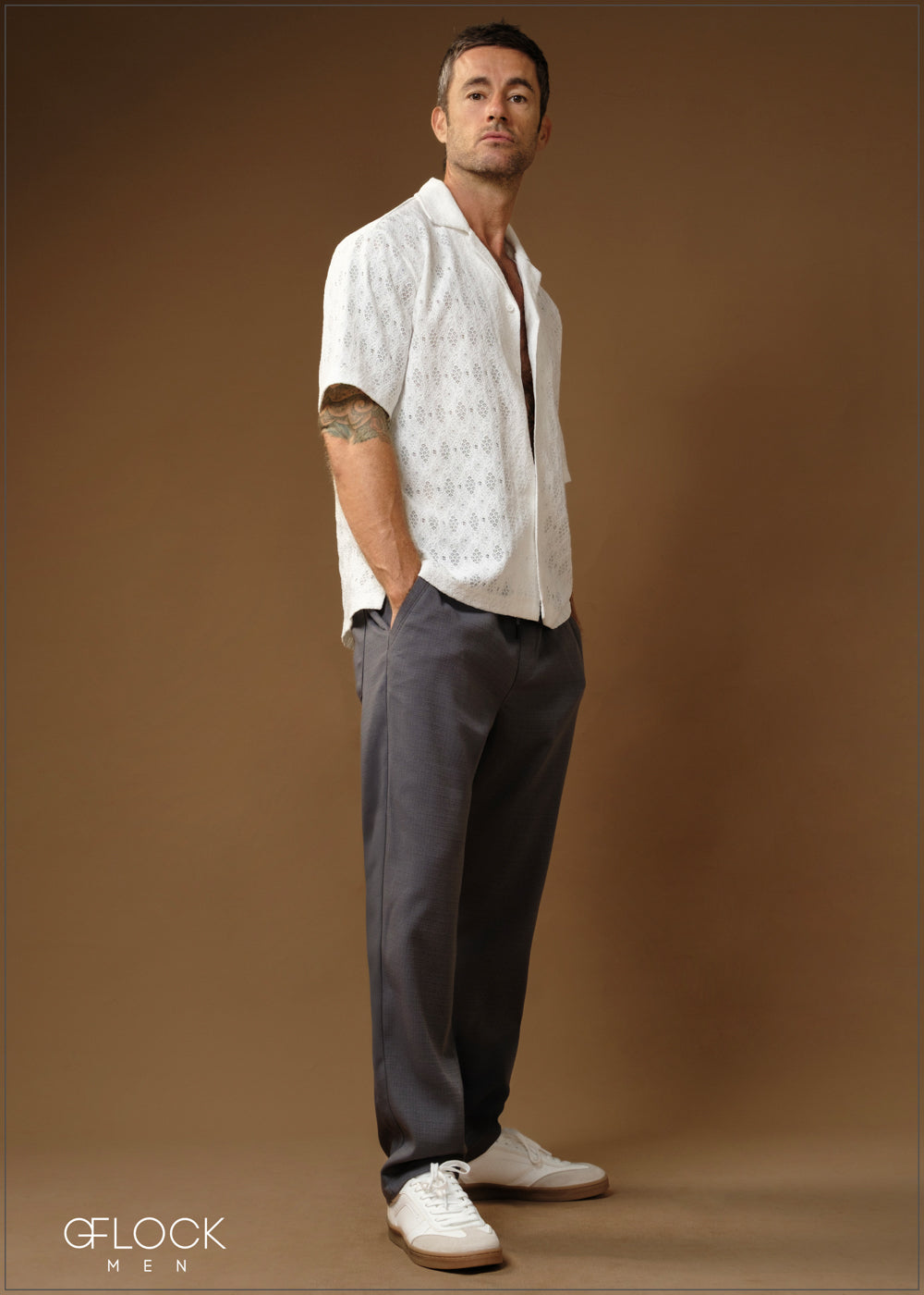 Textured Comfort Trouser - 041025