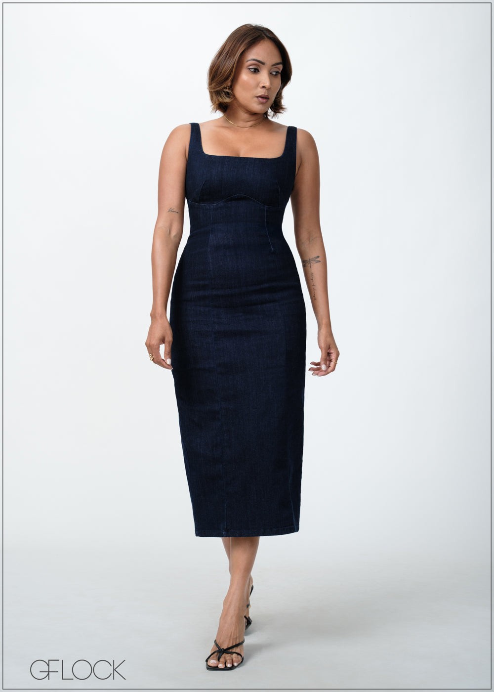 Long Denim Dress - 120725