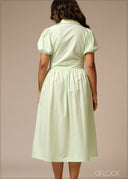 V-Neck Dress - 250926
