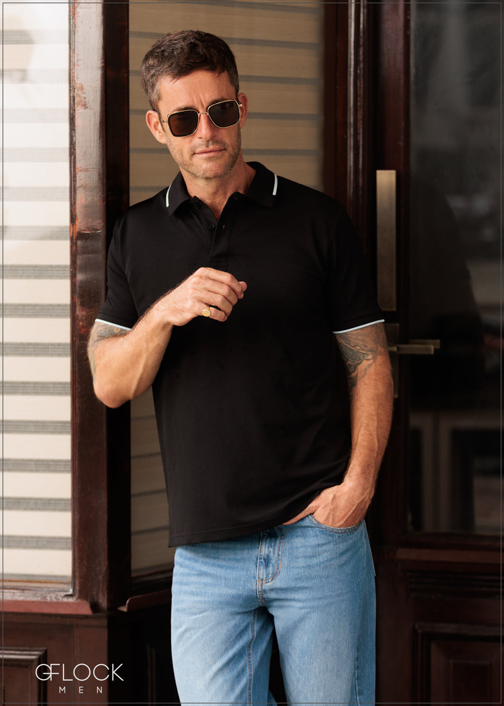 Tipping Design Polo T-Shirt - 080425