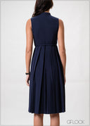 Pleated Dress - 230926W