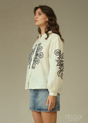 Willow Embroidered Shirt - 080826