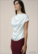 Cowl Neck Top - 240726