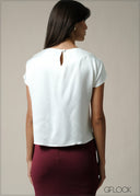 Cowl Neck Top - 240726
