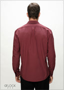 Normal Collar Long Sleeve Shirt - 140226