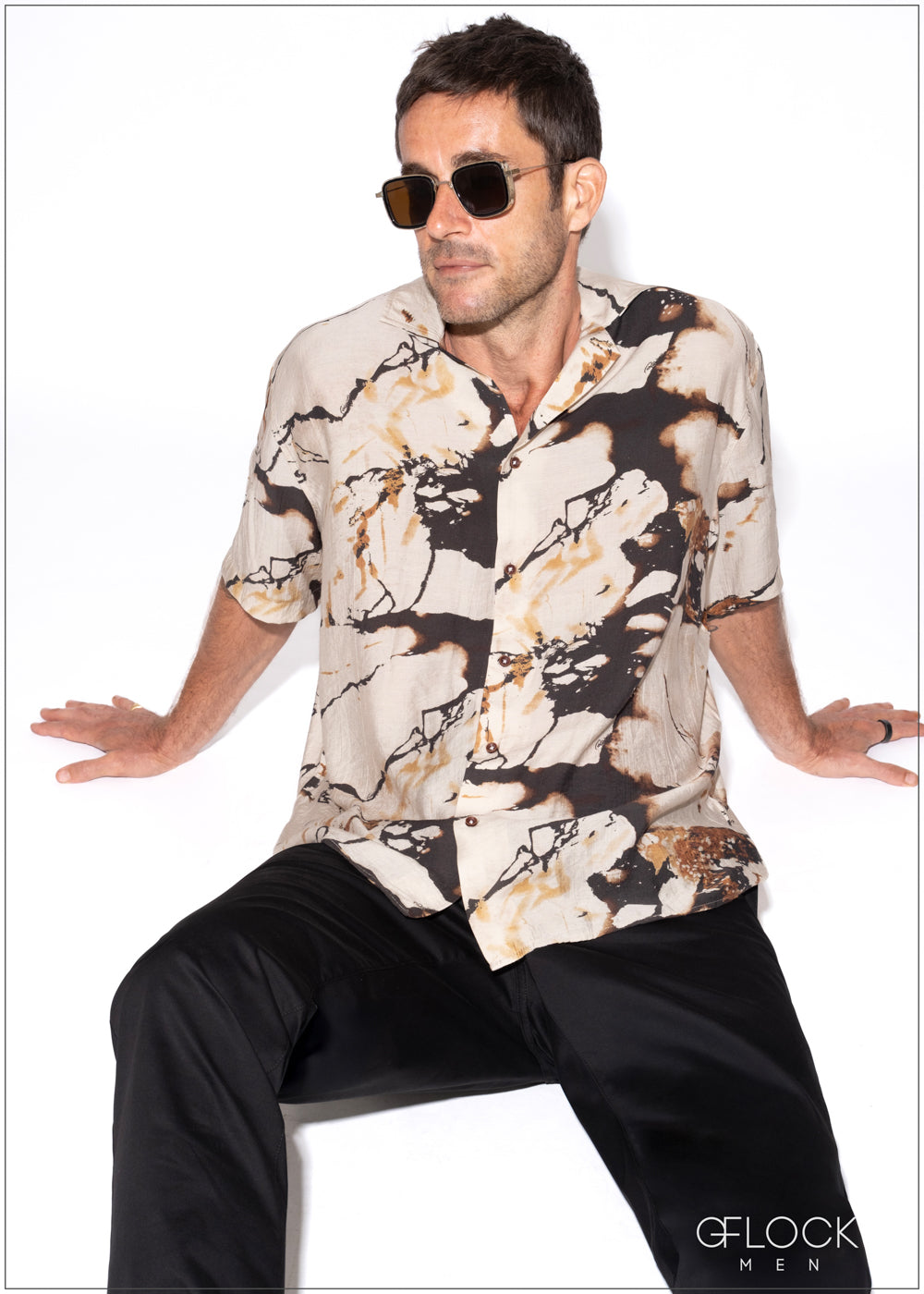 Oversize Revere Collar Shirt - 181025