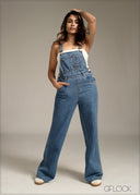 Mid Blue Dungaree - 170126