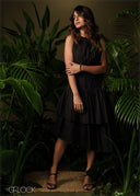 High Low Cotton Dress - 210326