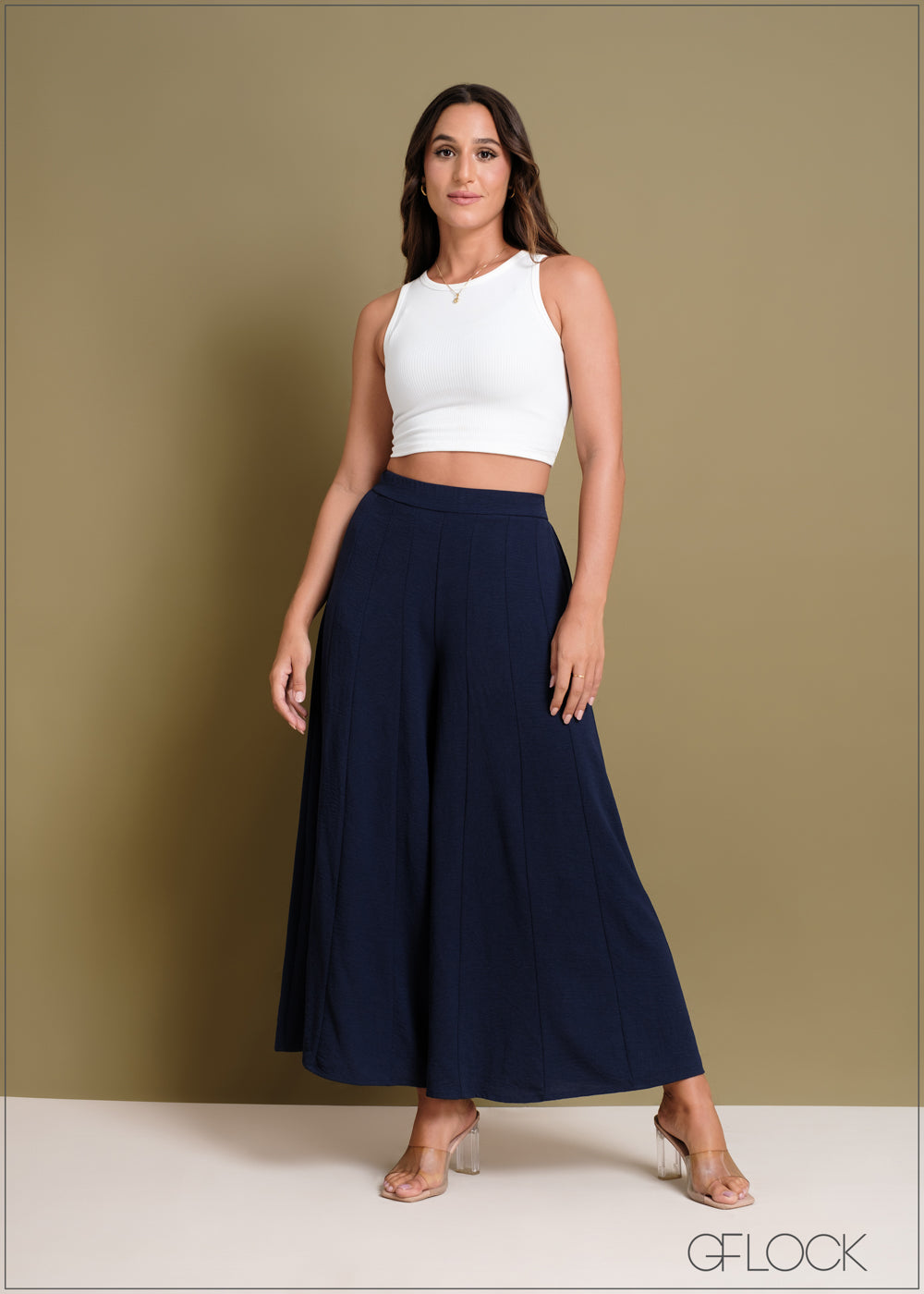 Wide Leg Elasticated Pant - 240424