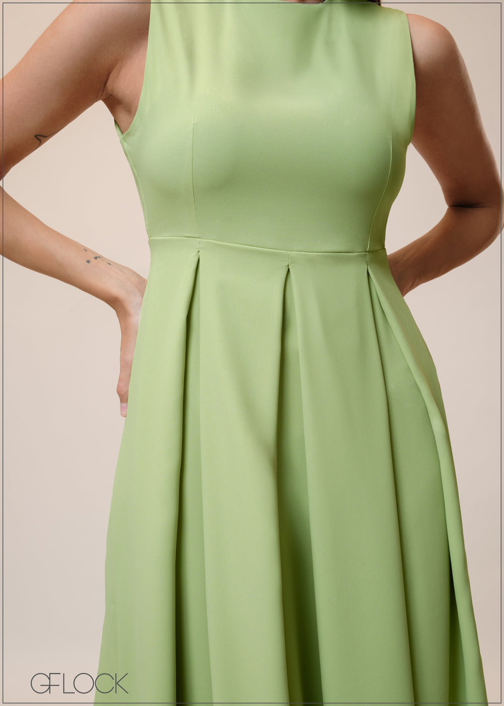 Pleated Dress - 061025