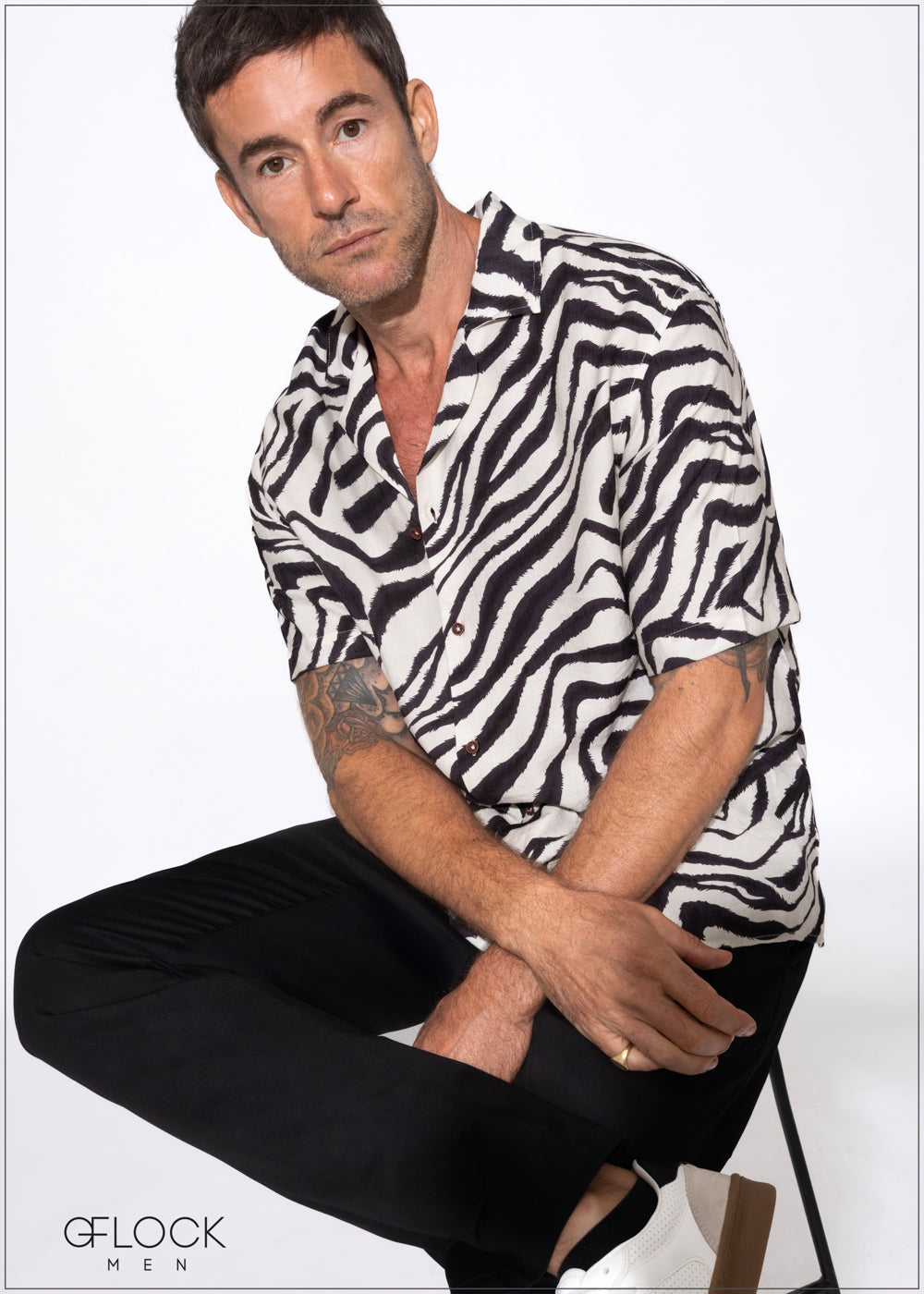 Oversize Revere Collar Shirt - 181025