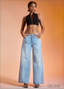 Mid Rise Baggy Jean - Short Length - 120926