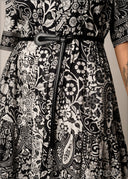 Printed Tiered Dress - 270326