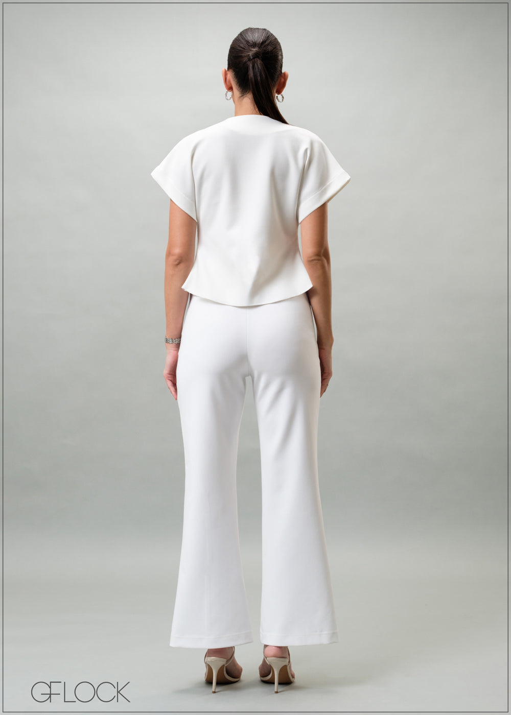 High Waist Bootleg Pant - 150825