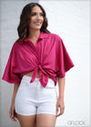 Oversized Cotton Shirt - 01 - 031123