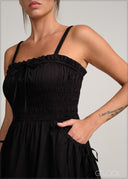 Embroidered Midi Dress - 231225