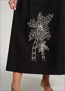Embroidered Midi Dress - 231225