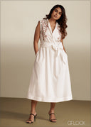 Embroidered Dress - 290526C