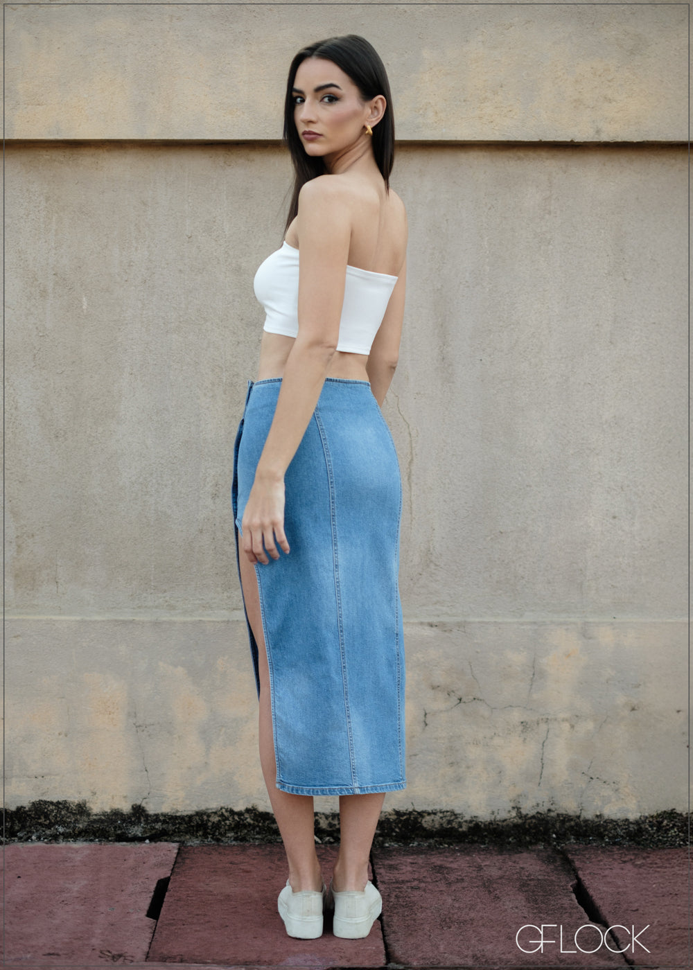 Denim Skirt - 090425