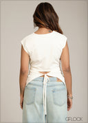 Crisscross Tie-Back Top - 301026