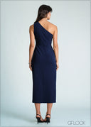 One Shoulder Midi Dress - 170726
