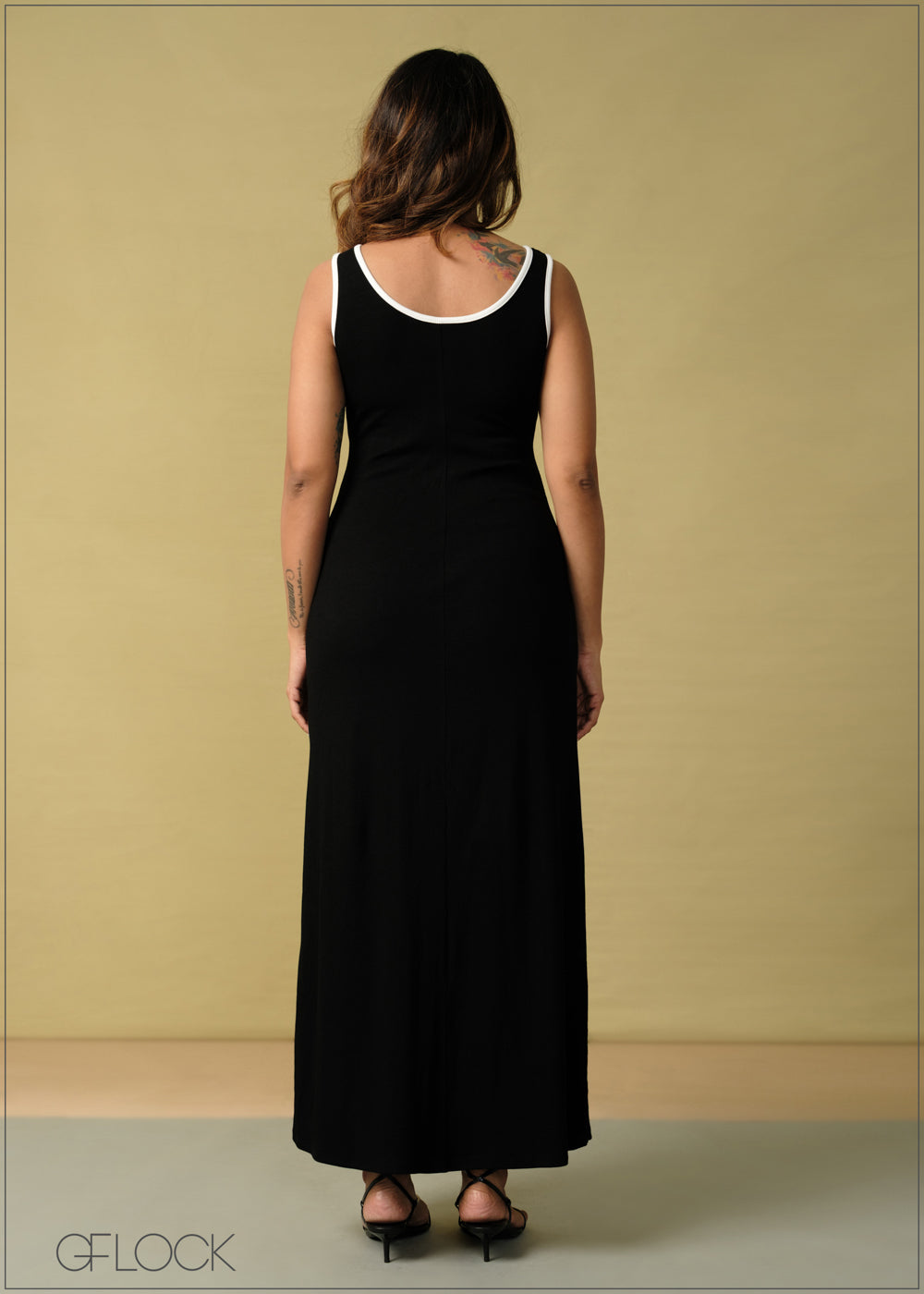 Contrast Bodycon Dress - 260925