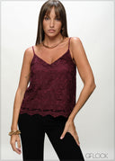 Strappy Lace Top - 090226