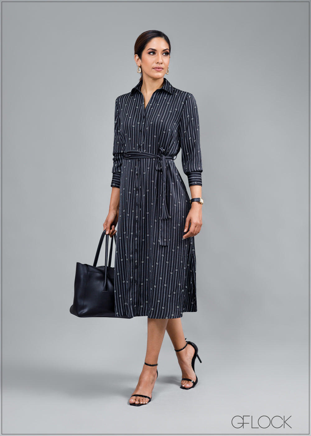 Long Sleeve Midi Dress - 260224