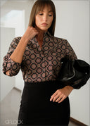 Black Printed Shirt - 150426