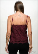 Strappy Lace Top - 090226