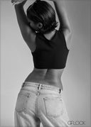 Mid Rise Baggy Jean - Short Length - 120926