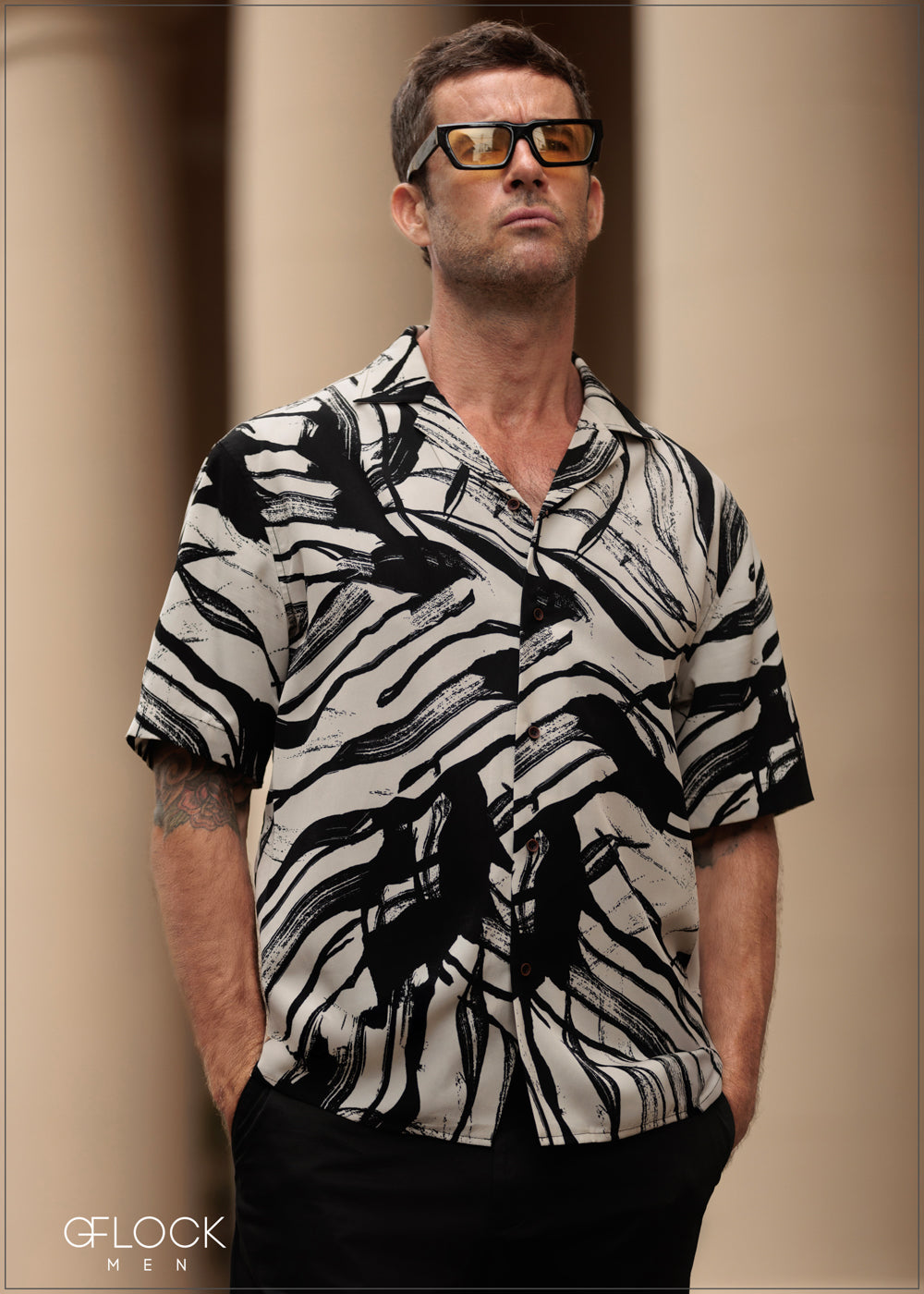 Oversize Revere Collar Shirt - 130825