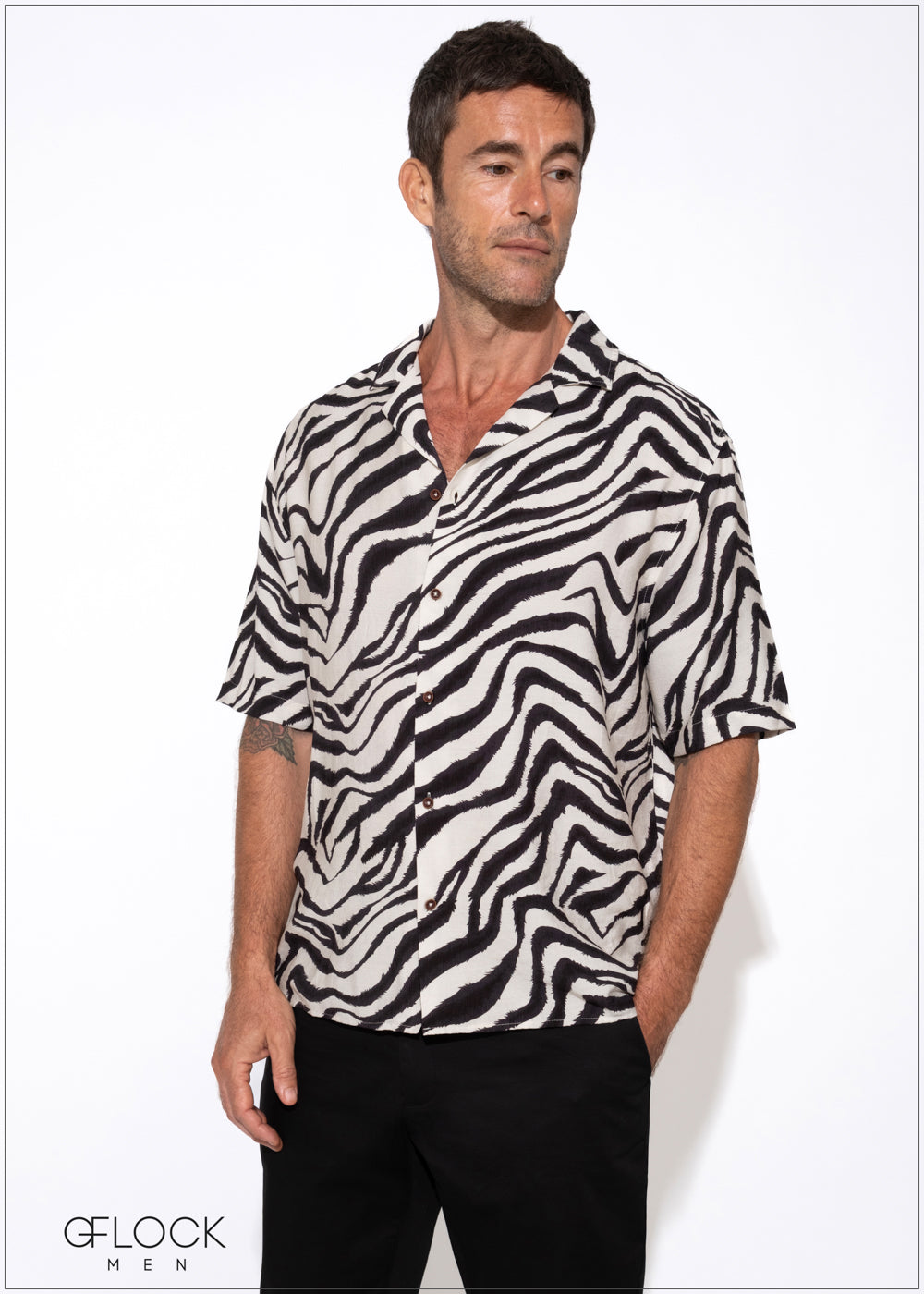 Oversize Revere Collar Shirt - 181025