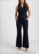 V-Neck Sleeveless Top - 051026