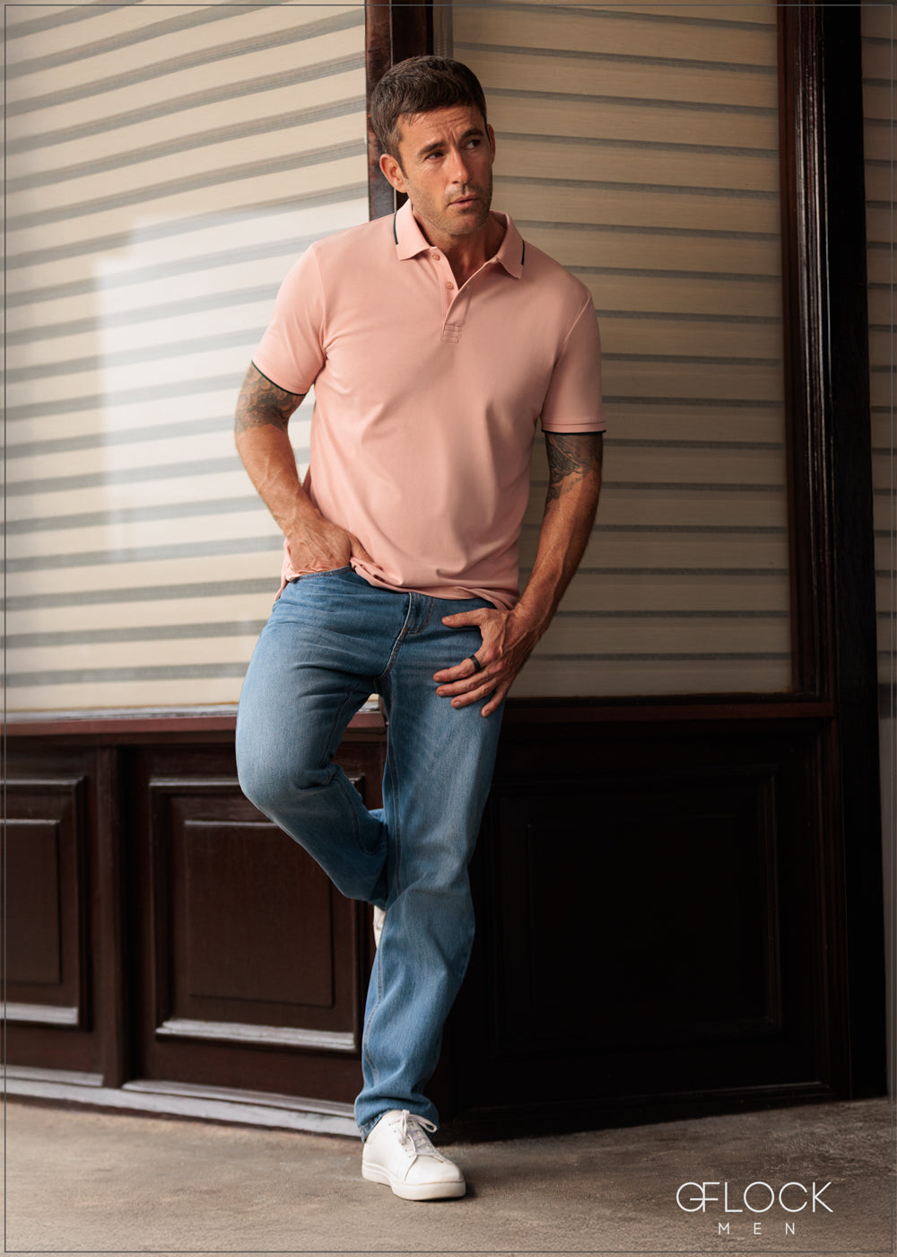 Tipping Design Polo T-Shirt - 080425