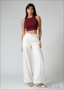 Crop Rib Top - 0108