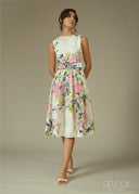 Garden Grace Midi Dress - 080826