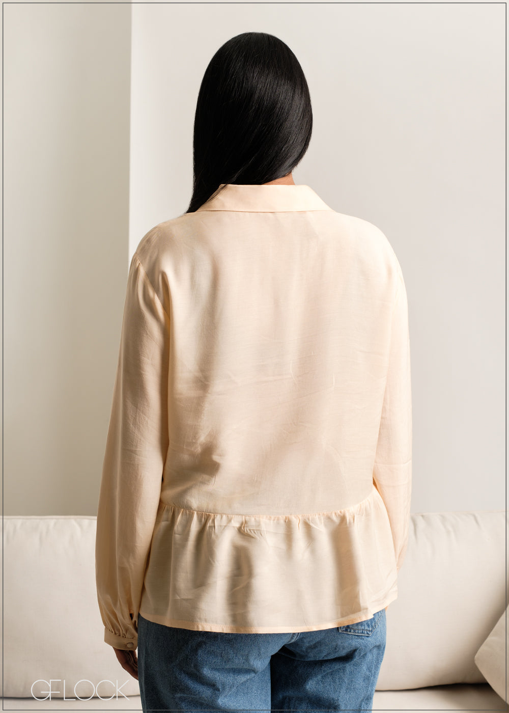 Loose Fit Peplum Top - 12JunI