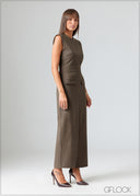 Sleeveless Maxi Dress - 070426