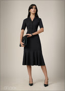Stripe Midi Dress - 240726