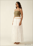Tiered Maxi Skirt - 281225