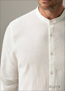 Creased-Effect Shirt - 191225M