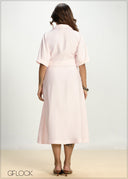 Resort Collar Dress - 130826